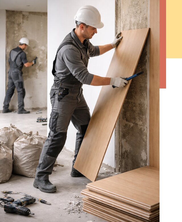 Демонтаж стеновых панелей в Сасово от 3537 руб. за м² быстро и недорого | ОТДЕЛОЧНИК-Ссв