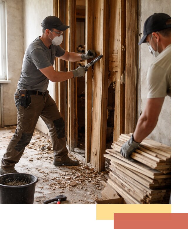 Демонтаж деревянных перегородок в Сасово быстро и аккуратно