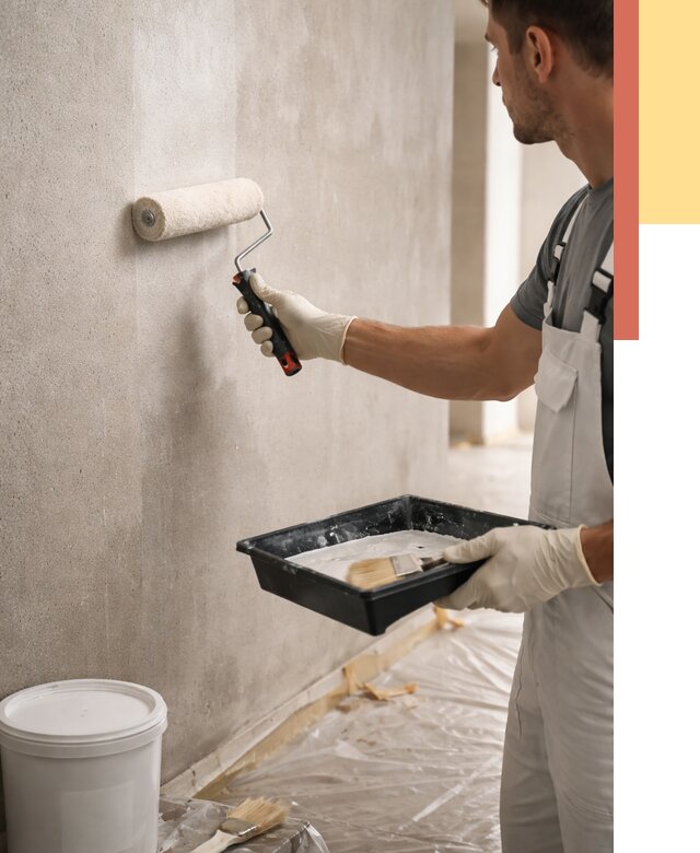 Грунтовка стен в Сасово от 2223 руб. м2 — быстро, недорого, с материалом | ОТДЕЛОЧНИК-Ссв