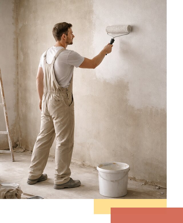 Грунтовка стен под отделку в Сасово профессиональным раствором