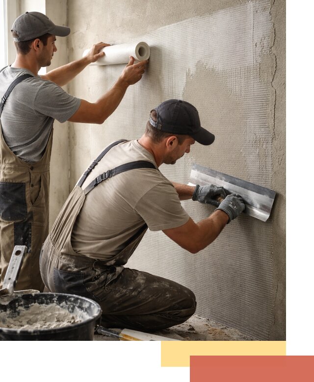 Армирование стен стеклосеткой в Сасово для прочной отделки