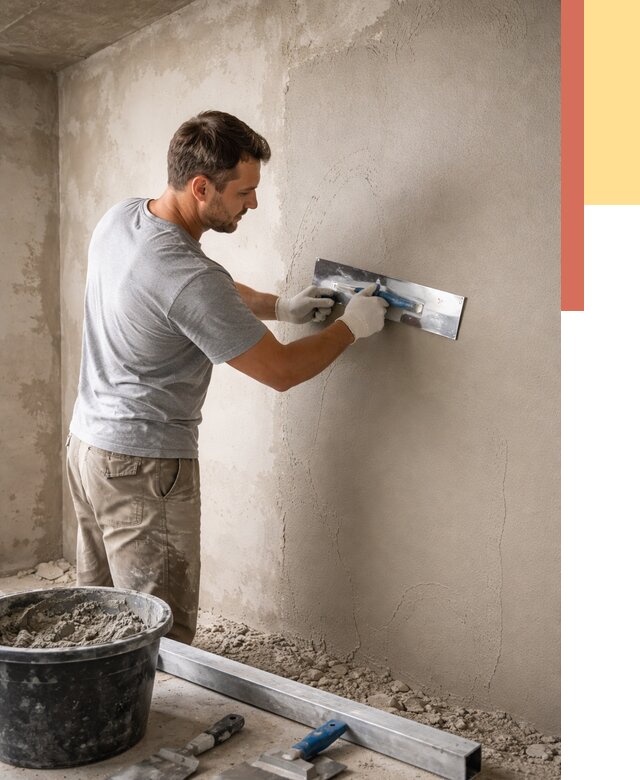 Штукатурка стен без маяков в Сасово от 7276 руб/м2 — услуги и цена | ОТДЕЛОЧНИК-Ссв