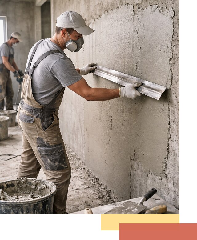 Штукатурка бетонных стен в Сасово качественно и долговечно