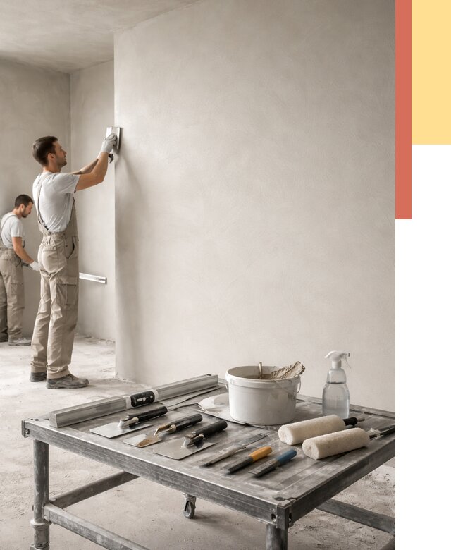 Штукатурка стен под покраску в Сасово от 4547 руб./м² — качественно и недорого | ОТДЕЛОЧНИК-Ссв