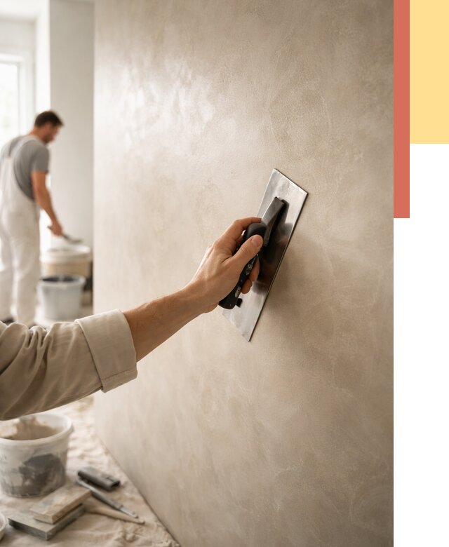 Венецианская штукатурка в Сасово от 3537 руб/м² — нанесение стен под ключ | ОТДЕЛОЧНИК-Ссв