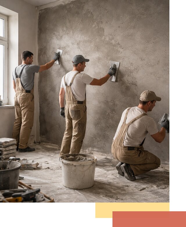 Декоративная штукатурка под бетон в Сасово для стен и потолков