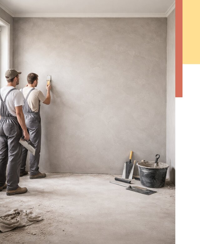 Микробетон на стены в Сасово от 1263 руб. — нанесение и отделка | ОТДЕЛОЧНИК-Ссв