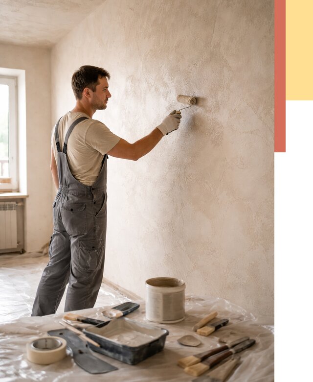 Нанесение лессирующей краски по декоративке в Сасово от 1768 руб. | ОТДЕЛОЧНИК-Ссв