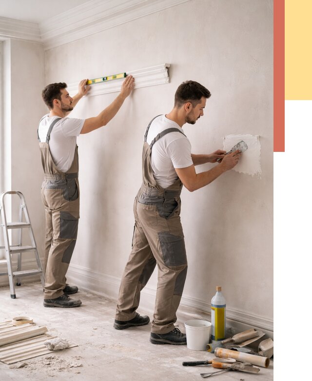 Монтаж лепнины на стены в Сасово от 4547 руб. — недорого, быстро | ОТДЕЛОЧНИК-Ссв