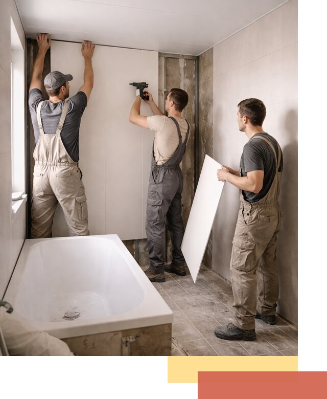 Отделка ванной панели ПВХ профессионально в Сасово