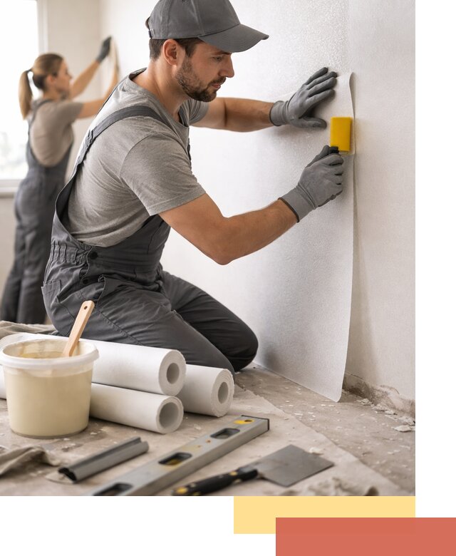 Поклейка стеклообоев профессионально в Сасово