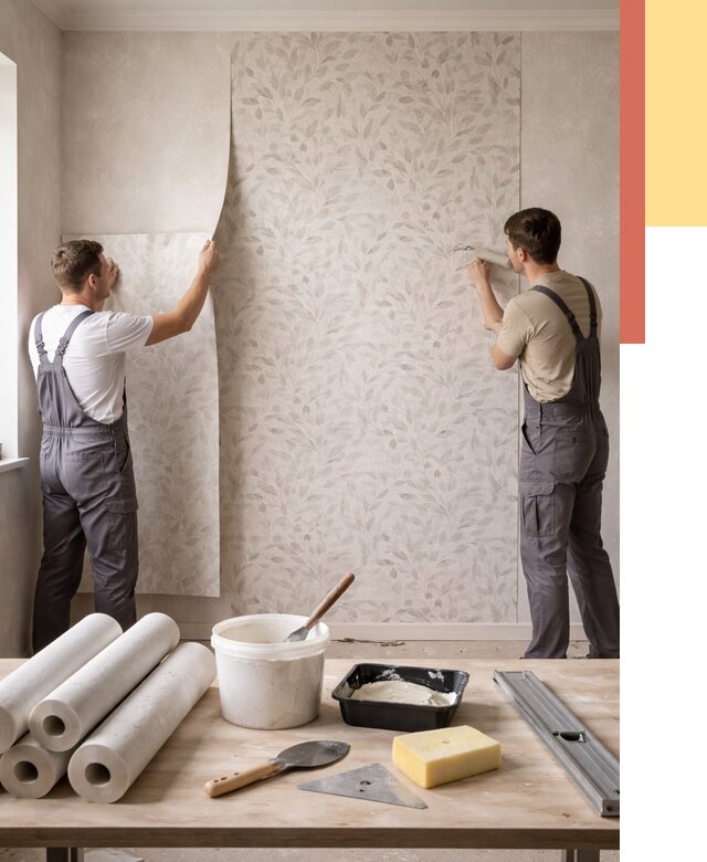 Поклейка обоев с подбором рисунка в Сасово от 3537 руб. | ОТДЕЛОЧНИК-Ссв - быстро и недорого