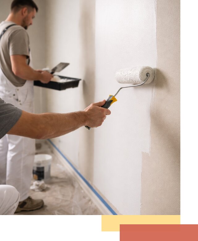 Покраска стен акриловой краской профессионально в Сасово