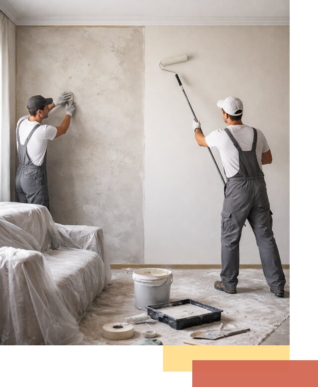 Покраска стен антивандальной краской в Сасово