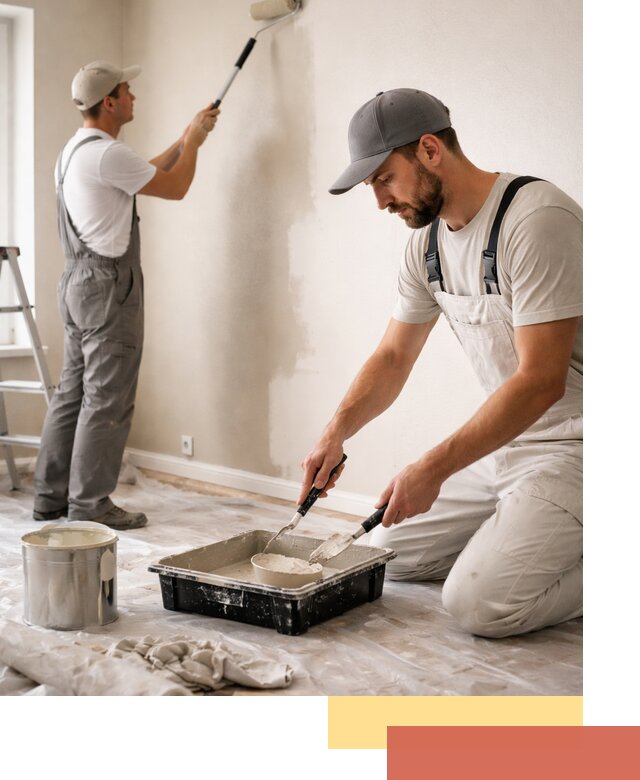 Покраска стен в квартире в Сасово — профессионально и аккуратно