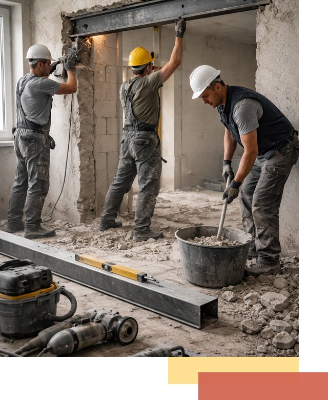 Создание проемов в стенах и несущих конструкциях в Сасово