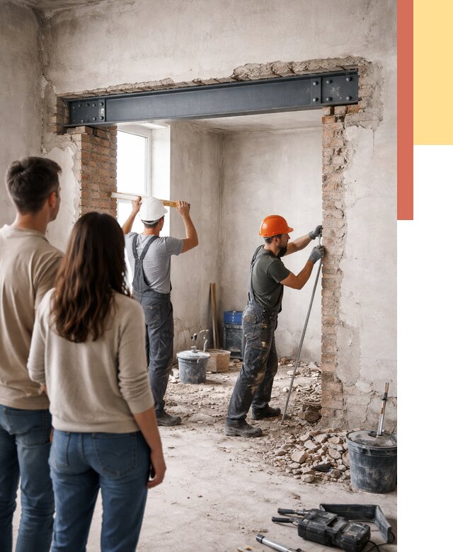 Усиление проема в стене в Сасово от 9600 руб. — усиление дверного проема металлоконструкцией | ОТДЕЛОЧНИК-Ссв