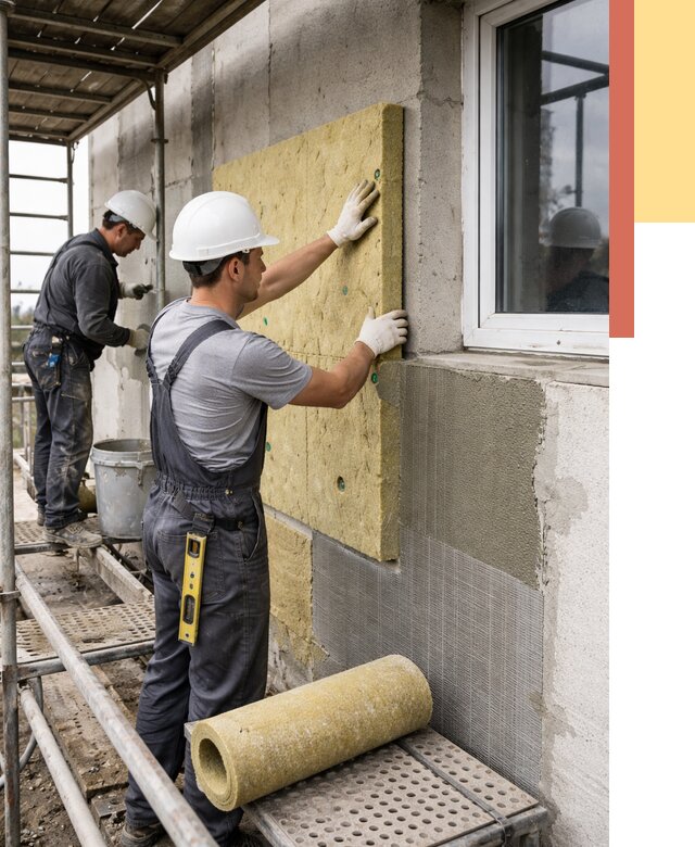 Утепление стен в Сасово от 4345 руб. под ключ — быстро и недорого | ОТДЕЛОЧНИК-Ссв