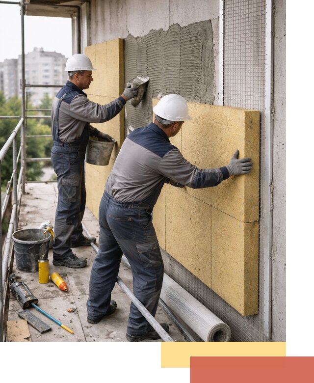 Утепление стен зданий и домов в Сасово качественно и надежно