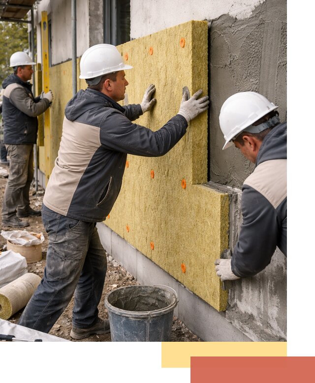 Утепление стен минватой в Сасово — тепло и звукоизоляция