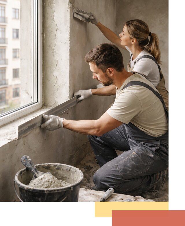 Штукатурка откосов дверей и окон профессионально в Сасово