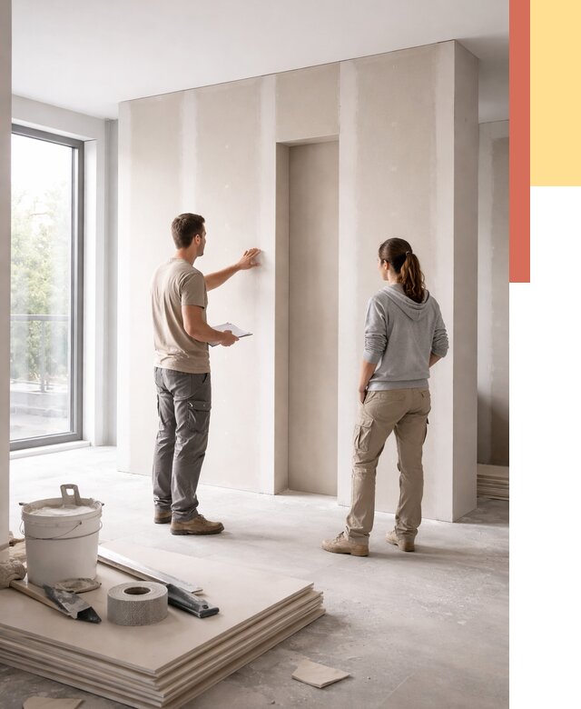 Зонирующая перегородка из гипсокартона в Сасово от 2829 руб. под ключ | ОТДЕЛОЧНИК-Ссв