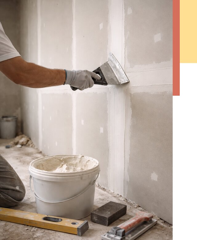 Шпаклевка перегородок из гипсокартона в Сасово от 2526 руб. — услуги ОТДЕЛОЧНИК-Ссв