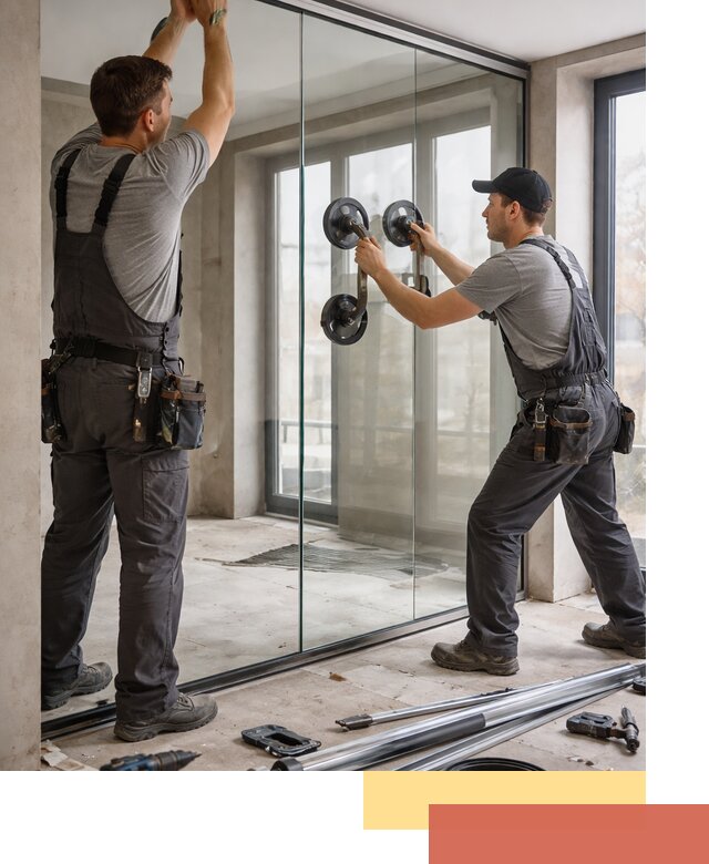 Цельностеклянные перегородки под ключ в Сасово