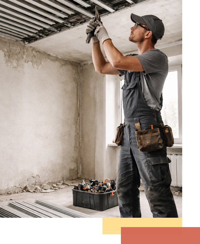 Демонтаж реечного потолка в Сасово быстро и аккуратно