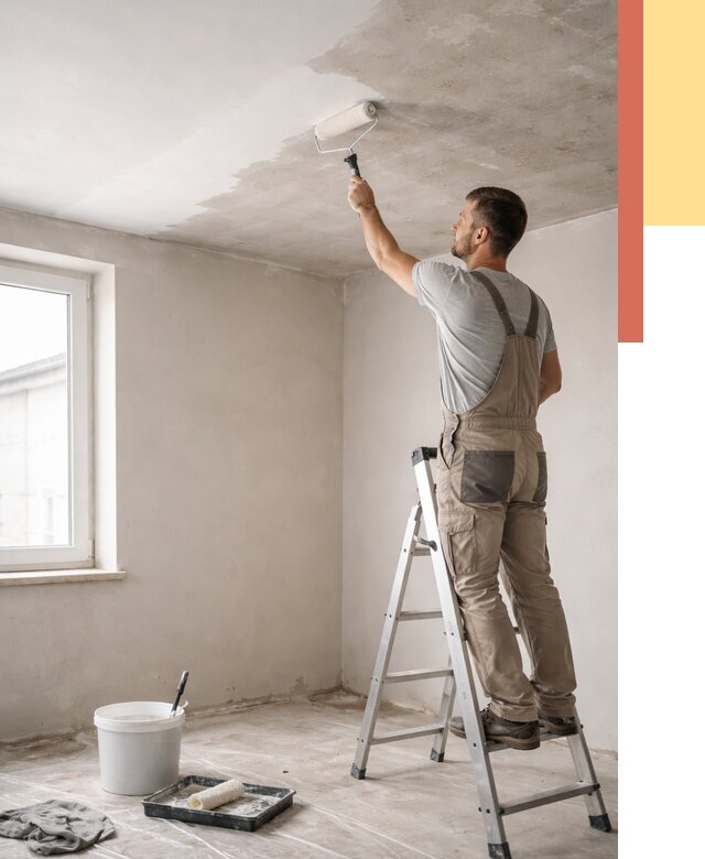 Грунтовка потолка в Сасово от 2526 руб. — быстро и недорого | ОТДЕЛОЧНИК-Ссв