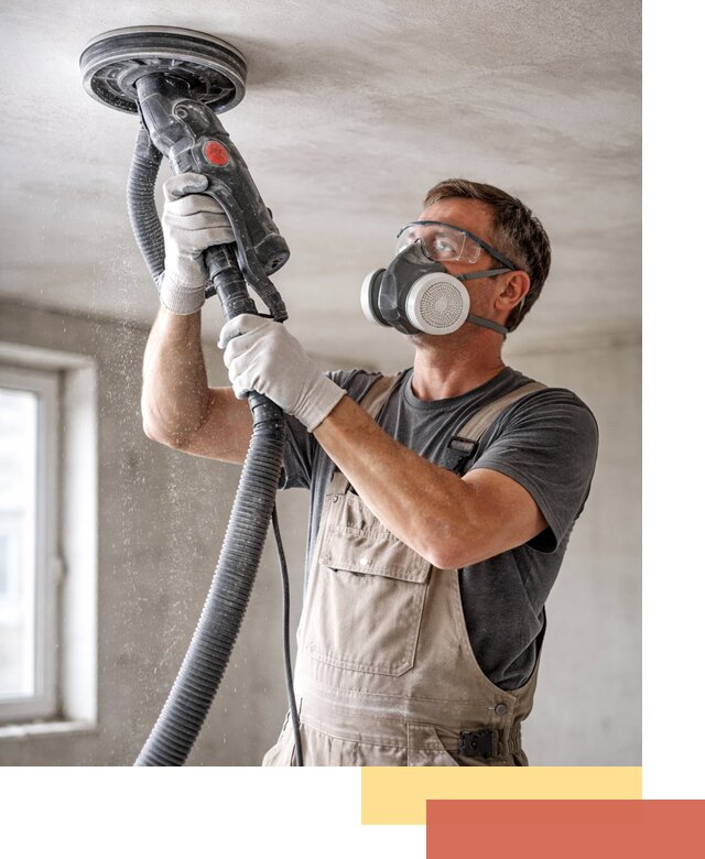 Шлифовка потолка в Сасово — качественная подготовка под отделку