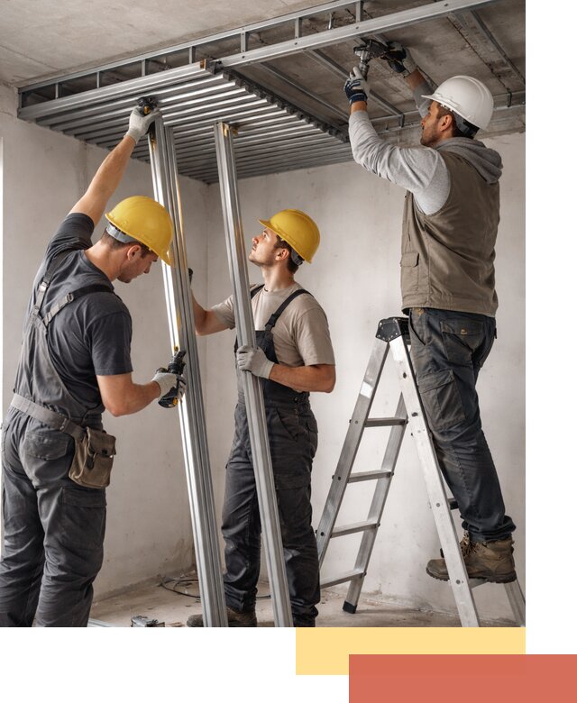 Монтаж реечного потолка под ключ в Сасово