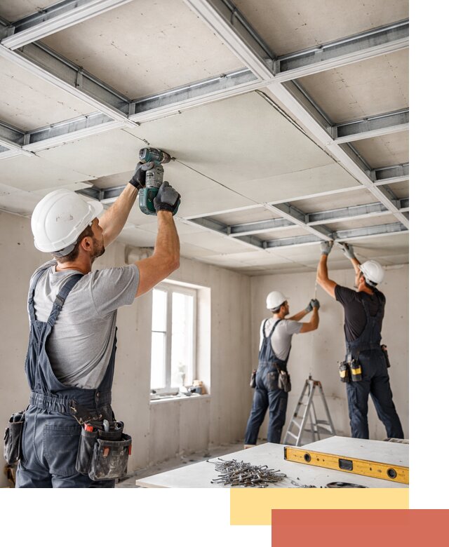 Кессонный потолок из гипсокартона под ключ в Сасово