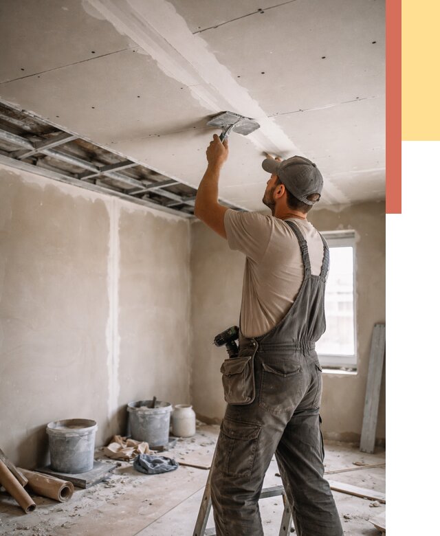 Ремонт потолка из гипсокартона в Сасово от 657 руб./м² — быстро и недорого | ОТДЕЛОЧНИК-Ссв