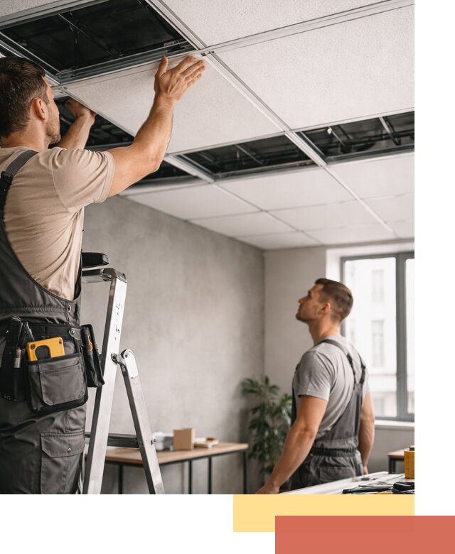 Монтаж потолочной плитки в Сасово качественно и в срок