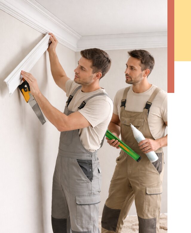 Монтаж потолочного плинтуса в Сасово от 2324 руб. — быстро и недорого | ОТДЕЛОЧНИК-Ссв