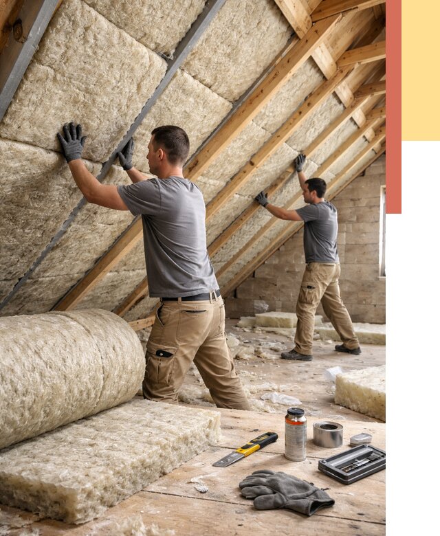 Утепление потолка минватой в Сасово от 1465 руб. — быстро и недорого | ОТДЕЛОЧНИК-Ссв