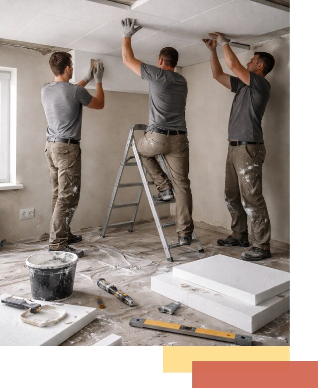 Утепление потолка пенопластом в Сасово быстро и качественно