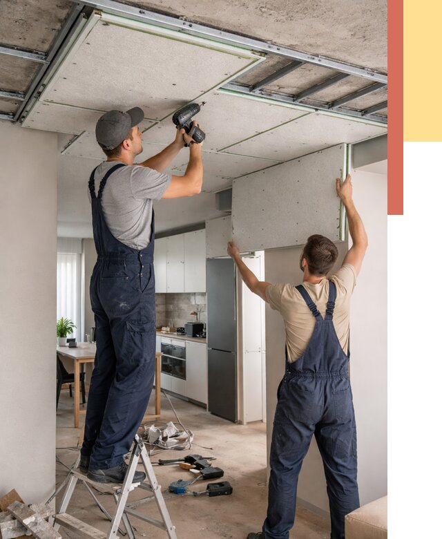 Шумоизоляция потолка панелями зипс в Сасово от 1869 руб. под ключ | ОТДЕЛОЧНИК-Ссв